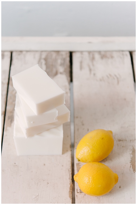 Organic Lemon and Coconut Soap- Refresh and Restore