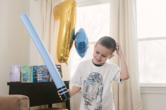 Star Wars BIrthday Party \\\ DIY Pool Noodle Light Sabers \\\ AndreaDozier.com