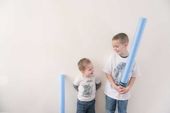 Star Wars BIrthday Party \\\ DIY Light Sabers with Pool Noodles \\\ AndreaDozier.com