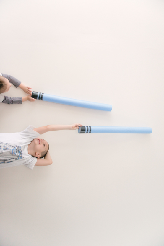Star Wars BIrthday Party \\\ DIY Pool Noodle Light Sabers \\\ AndreaDozier.com